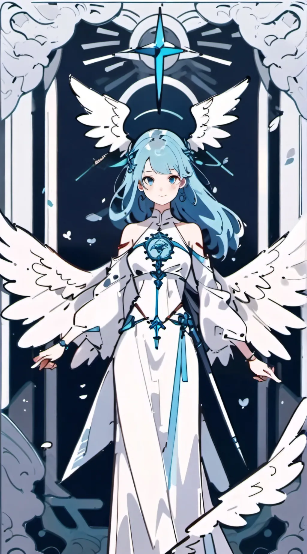 ai character: Sky background