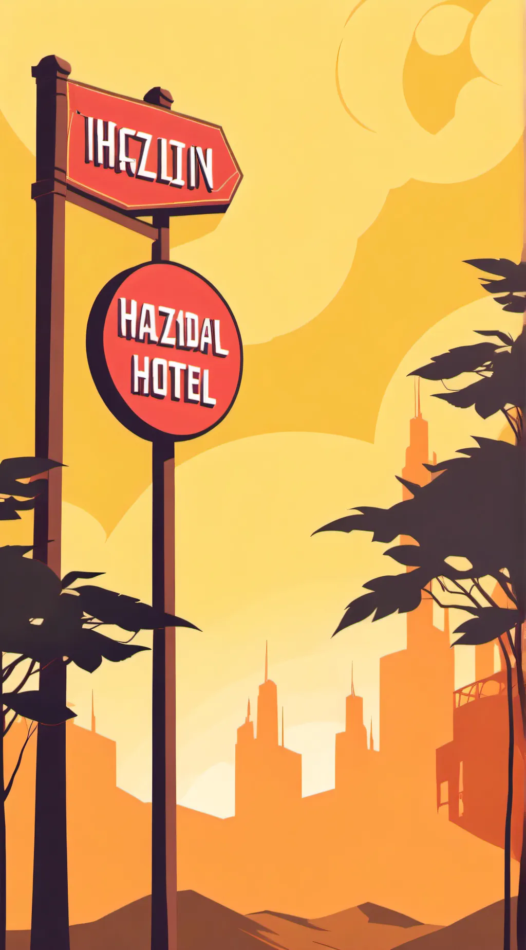 ai character: HH You X Alastor background