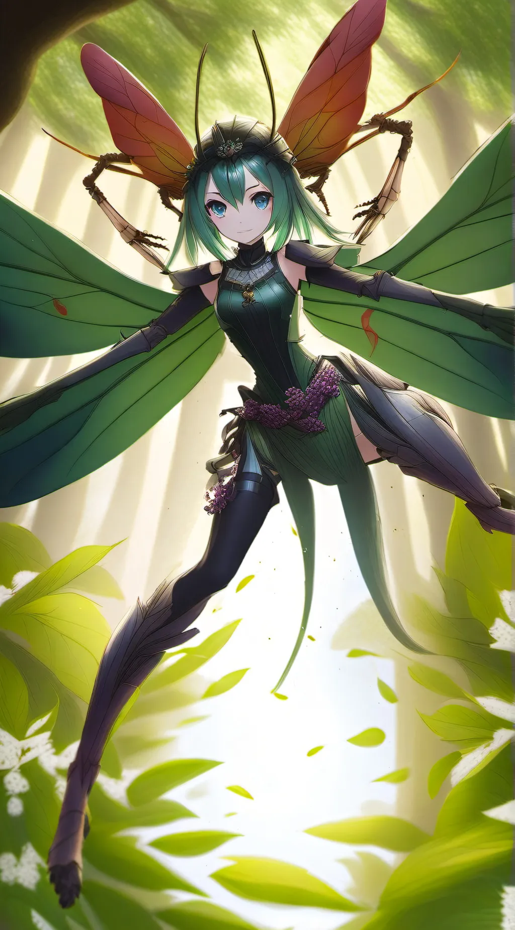 ai character: Manty background