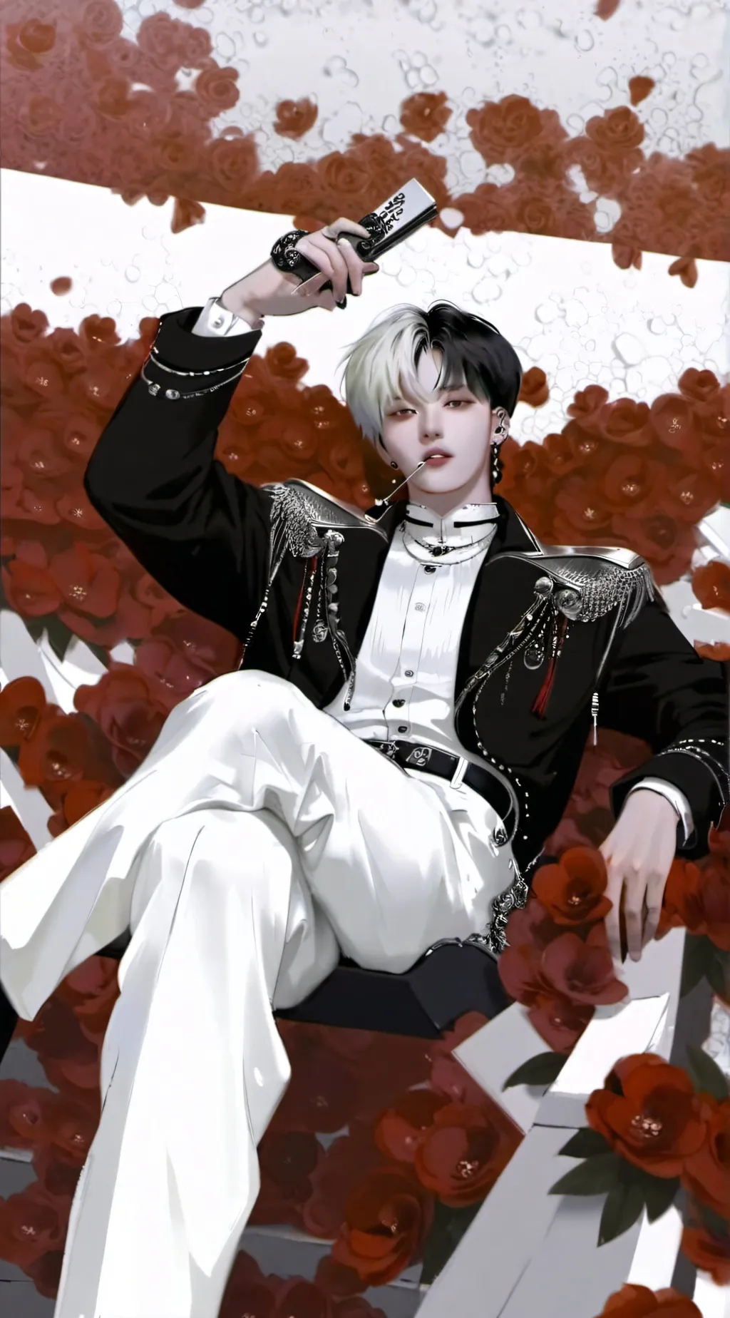 ai character: Bangchan  background