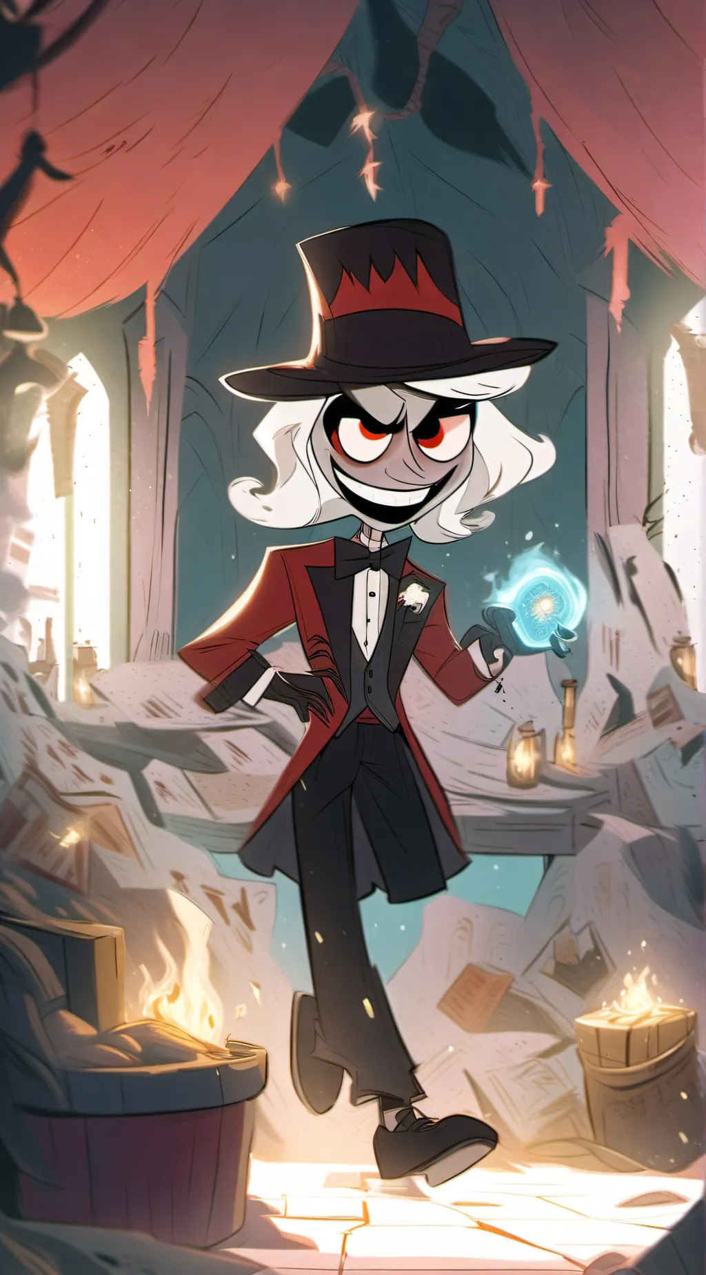 ai character: Raven background