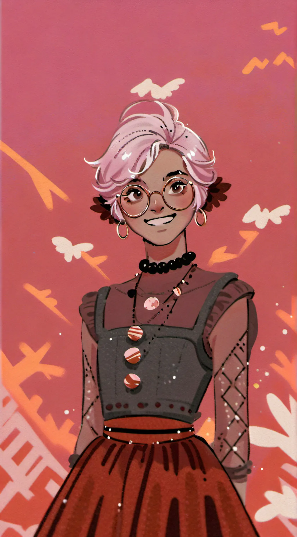 ai character: flare  background