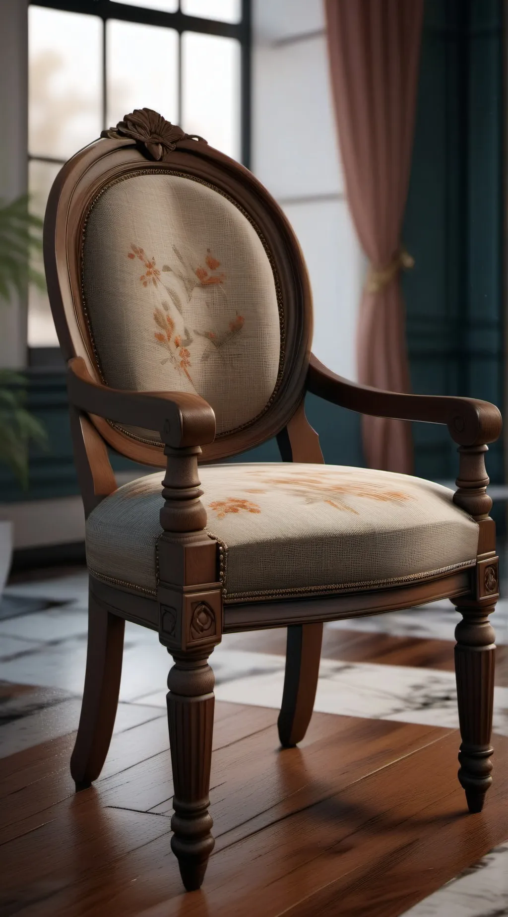 ai character: chair background