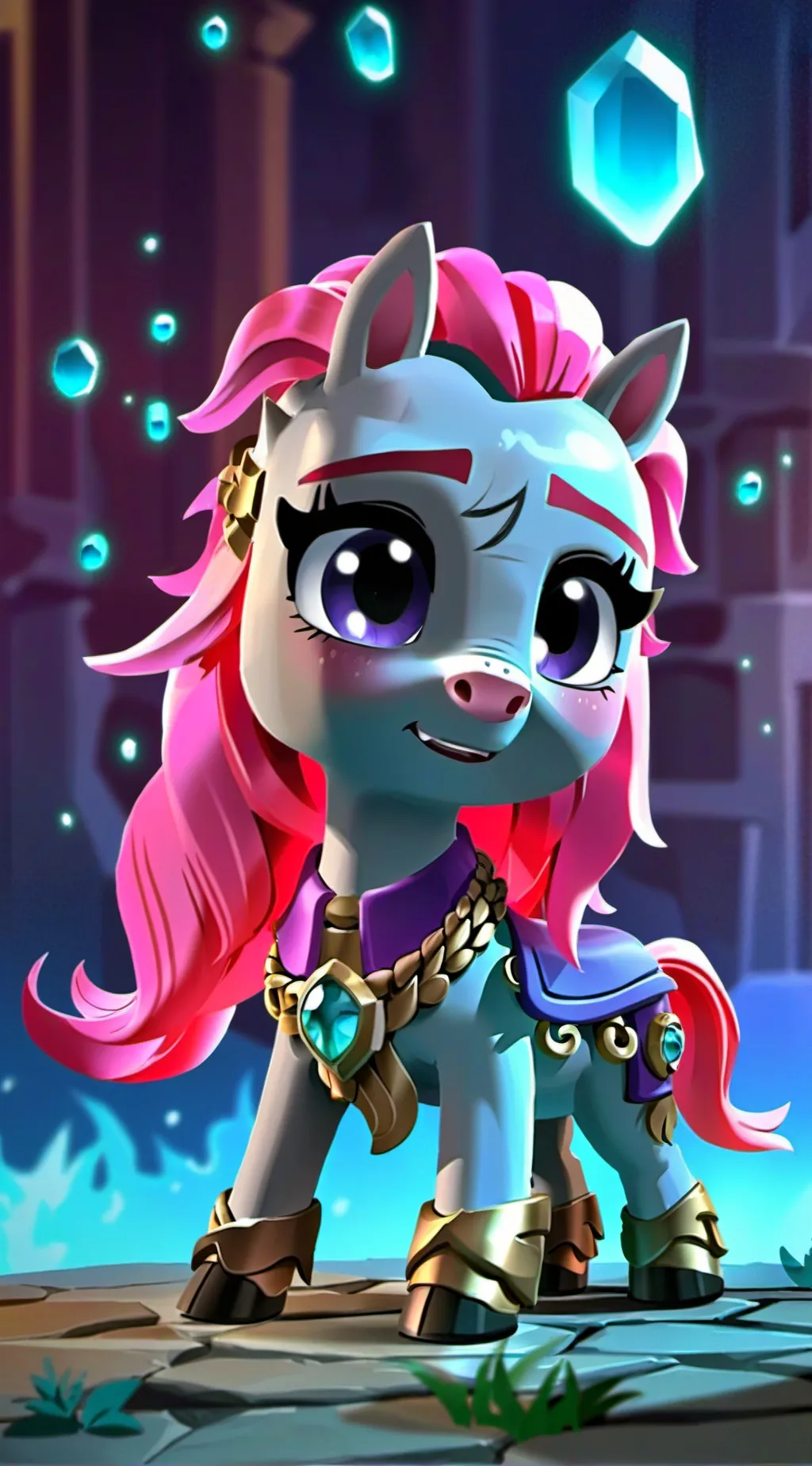 ai character: ms cutie  background