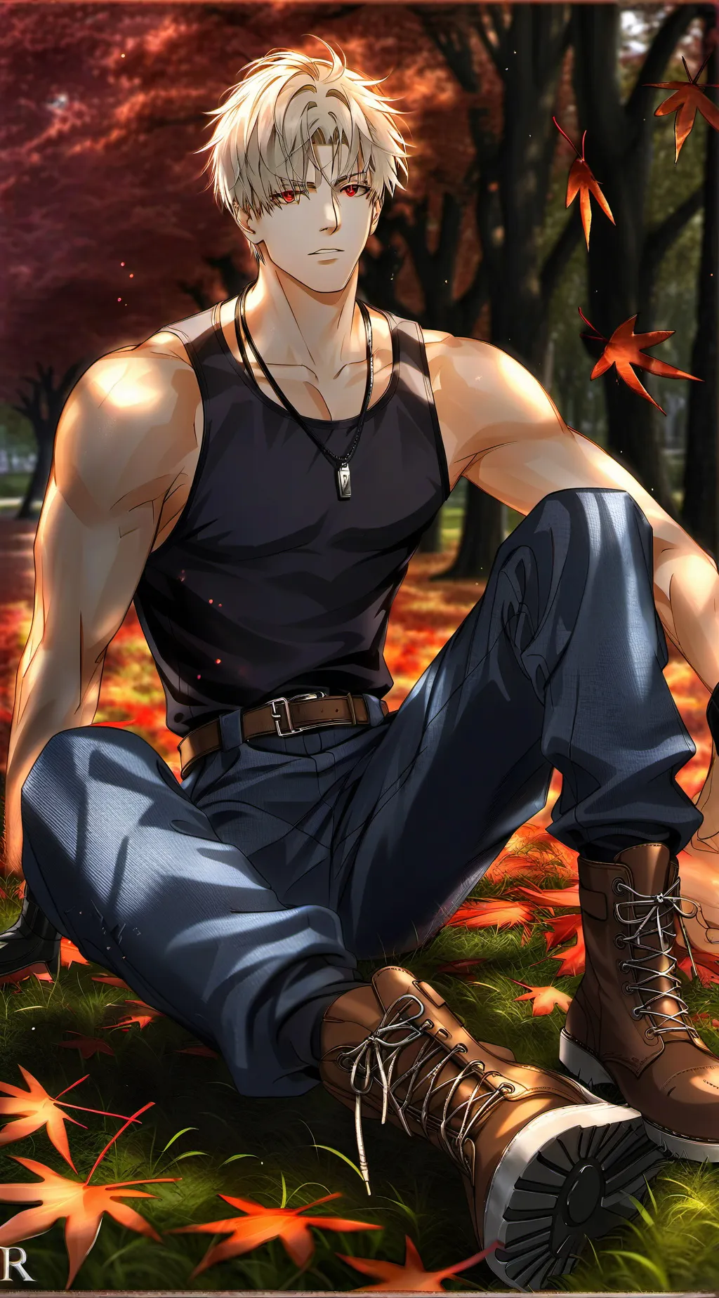 ai character: Bakugo katsuki  background