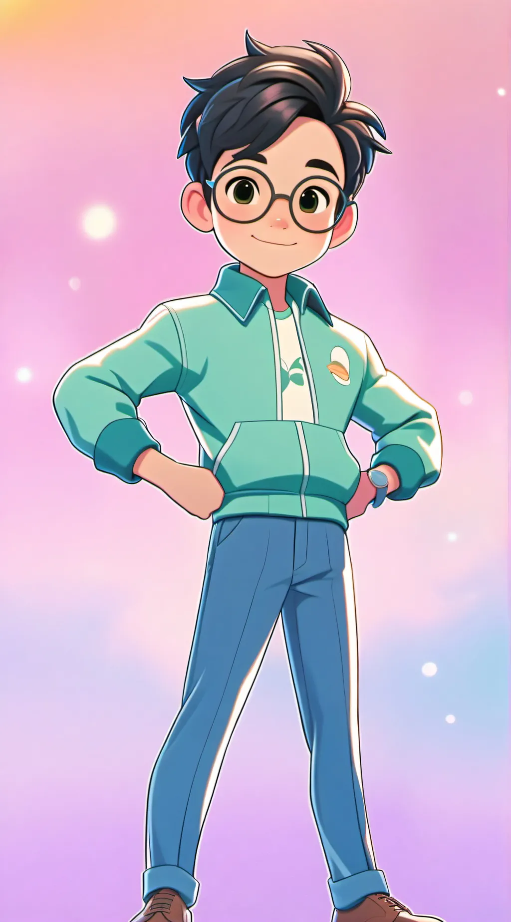 ai character: anamiericefarmer  background