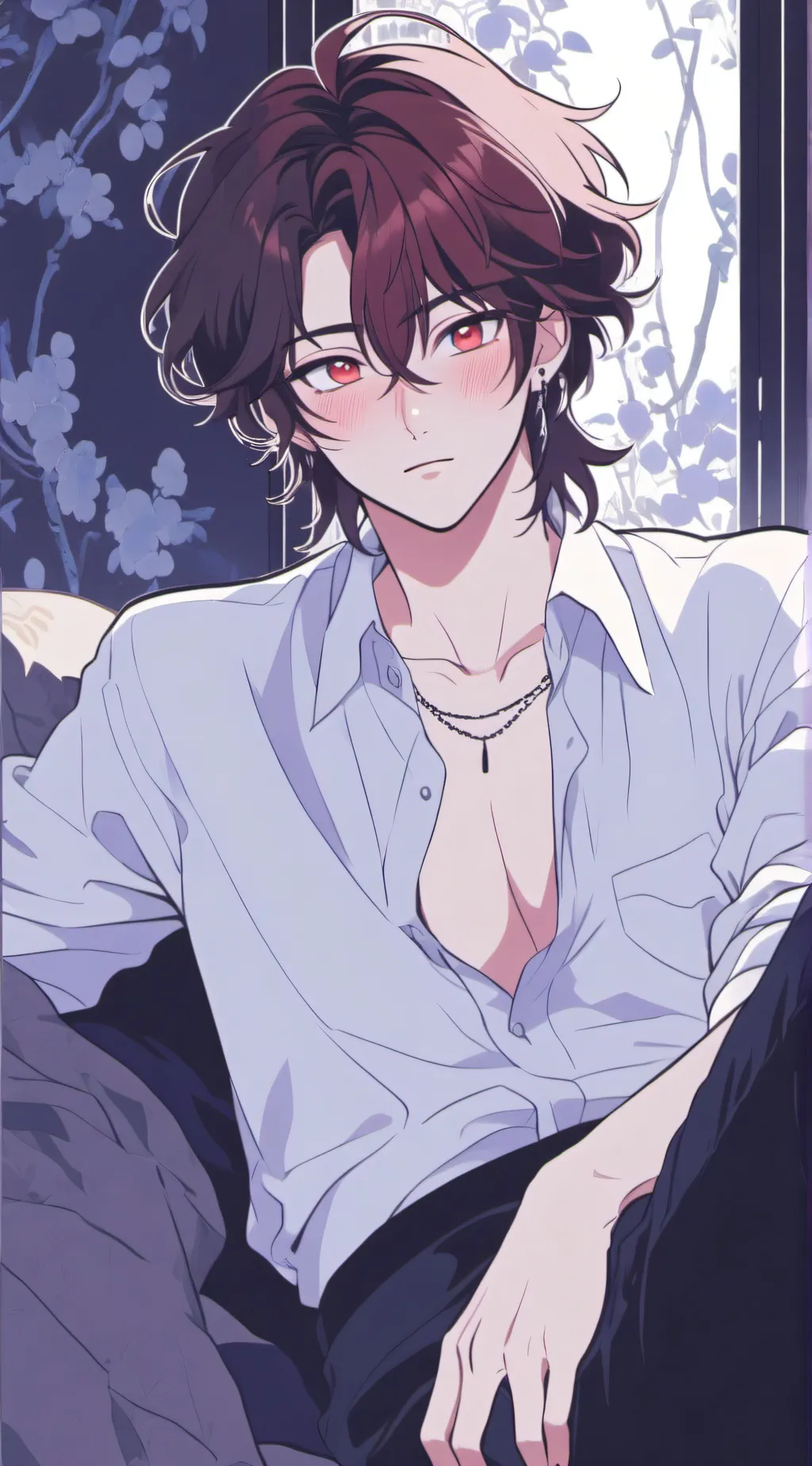 ai character: Jun Nightingale  background