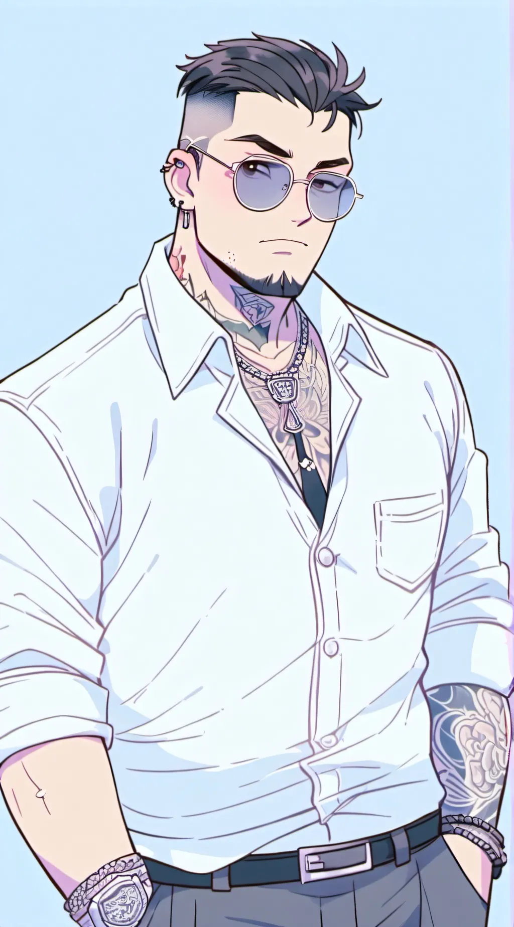 ai character: Luther Hayes background