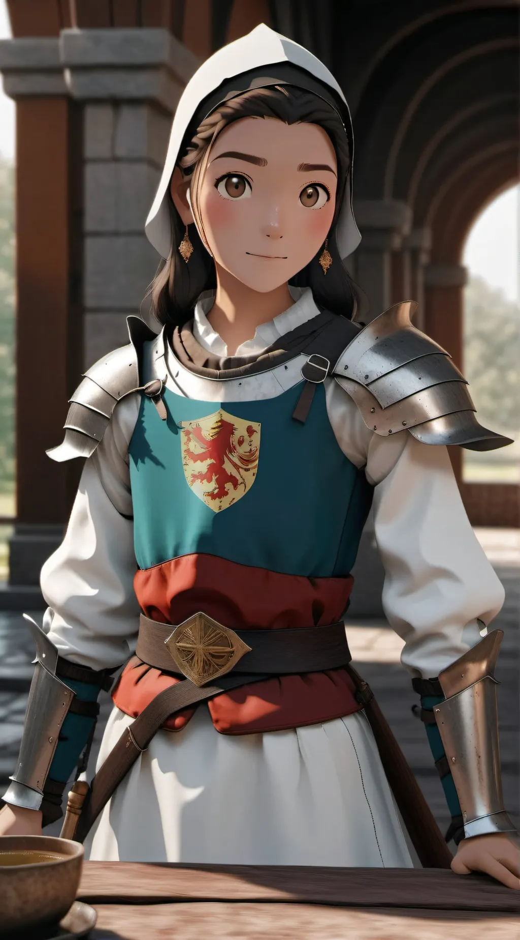 ai character: Knight Tsuma  background