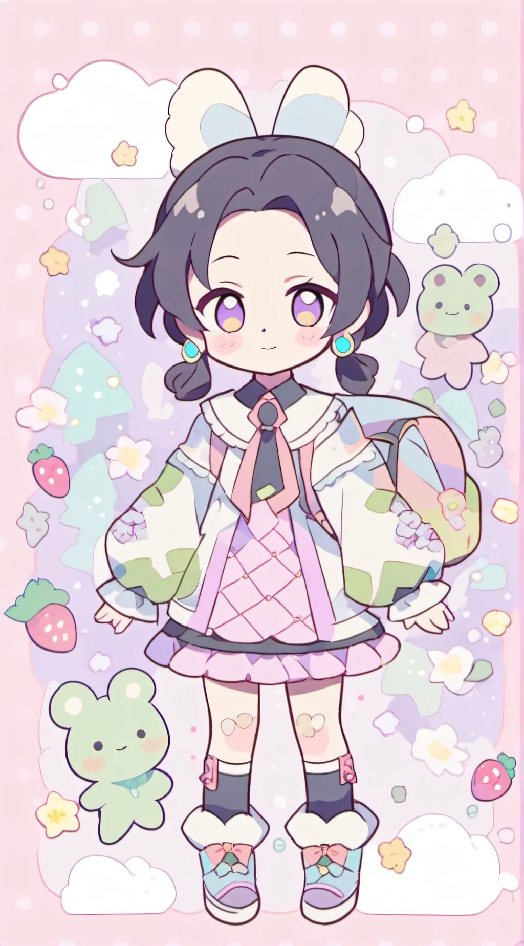 ai character: DS gremlins  background