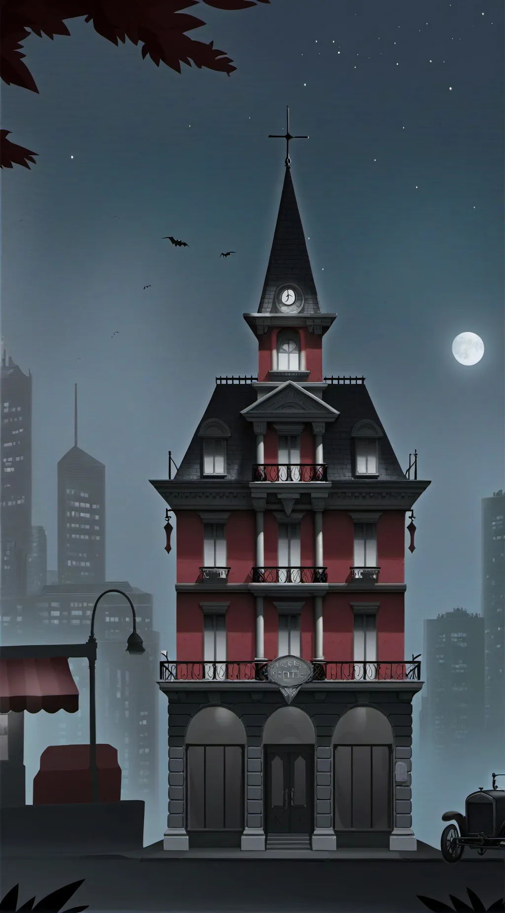 ai character: Hazbin hotel background