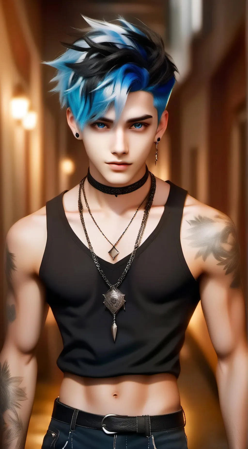 ai character: Luke  background