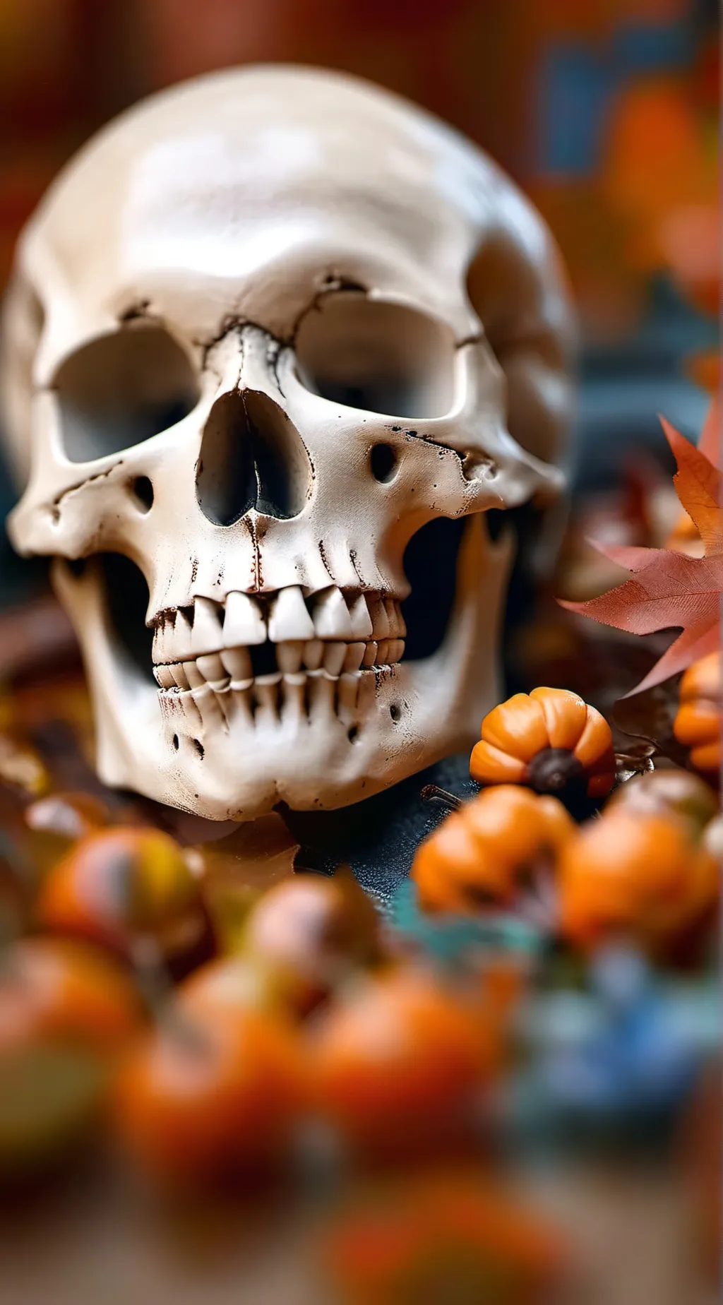 ai character: Why are you here 💀 background