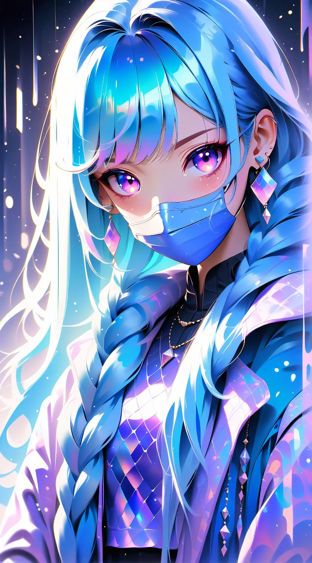 ai character: new energy  background