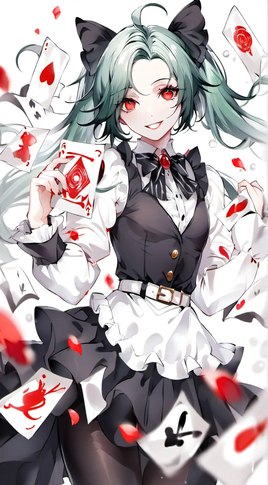 ai character: violet background