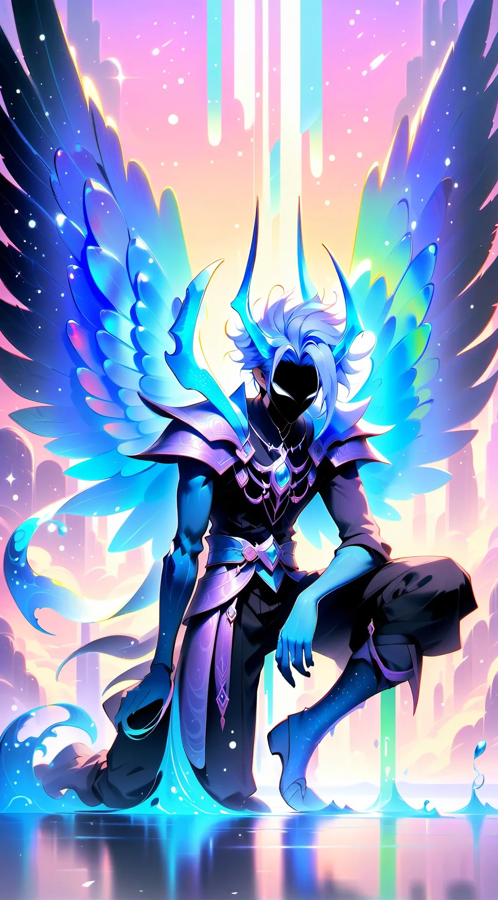 ai character: energy  background