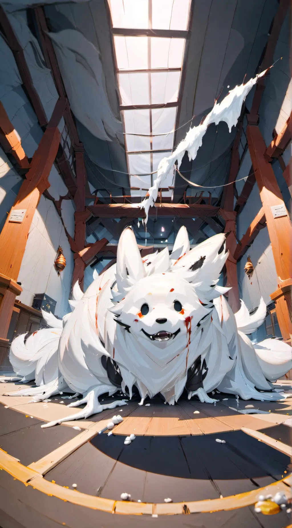 ai character: Feral Facility background