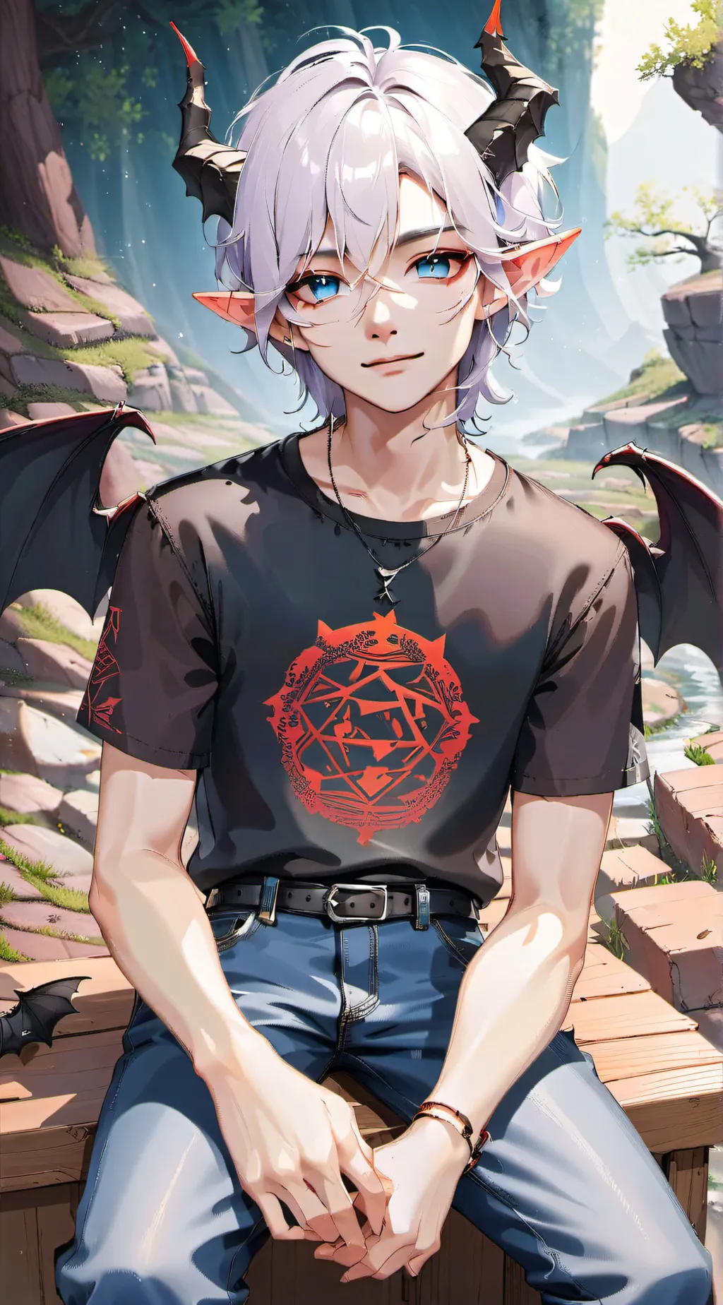 ai character: Ashton background