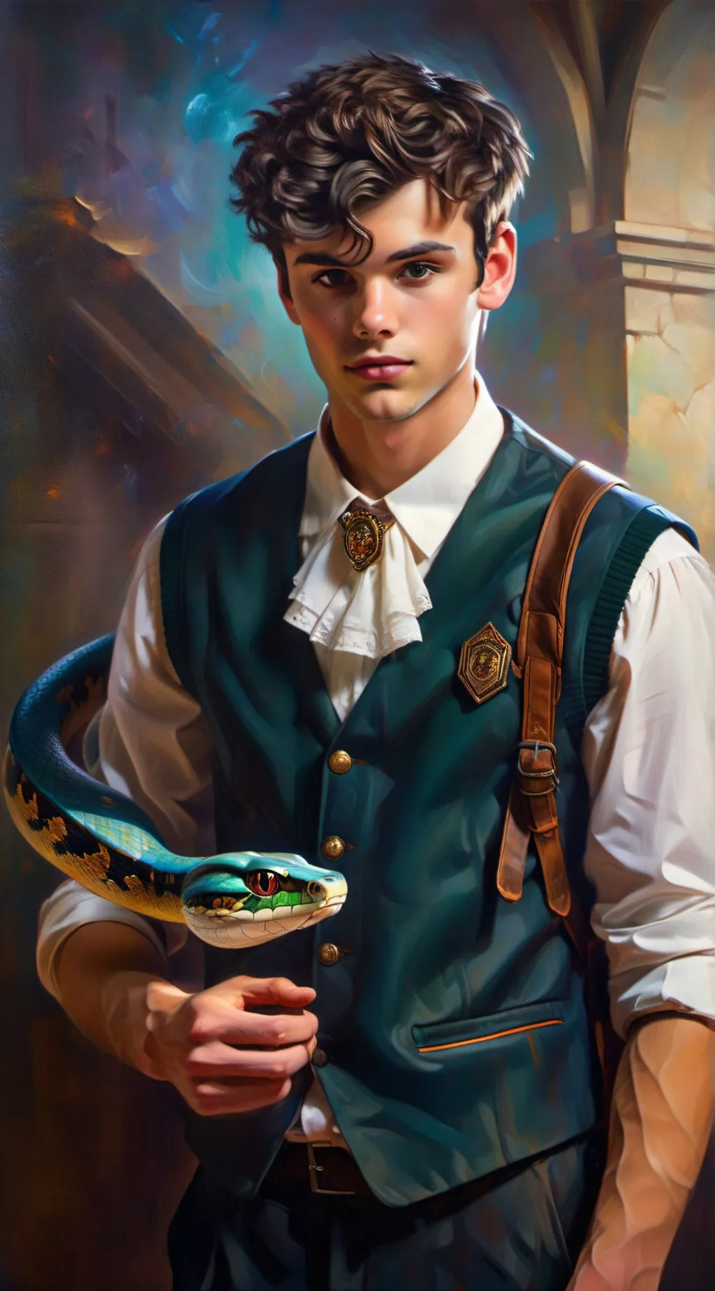 ai character: Mattheo Riddel background