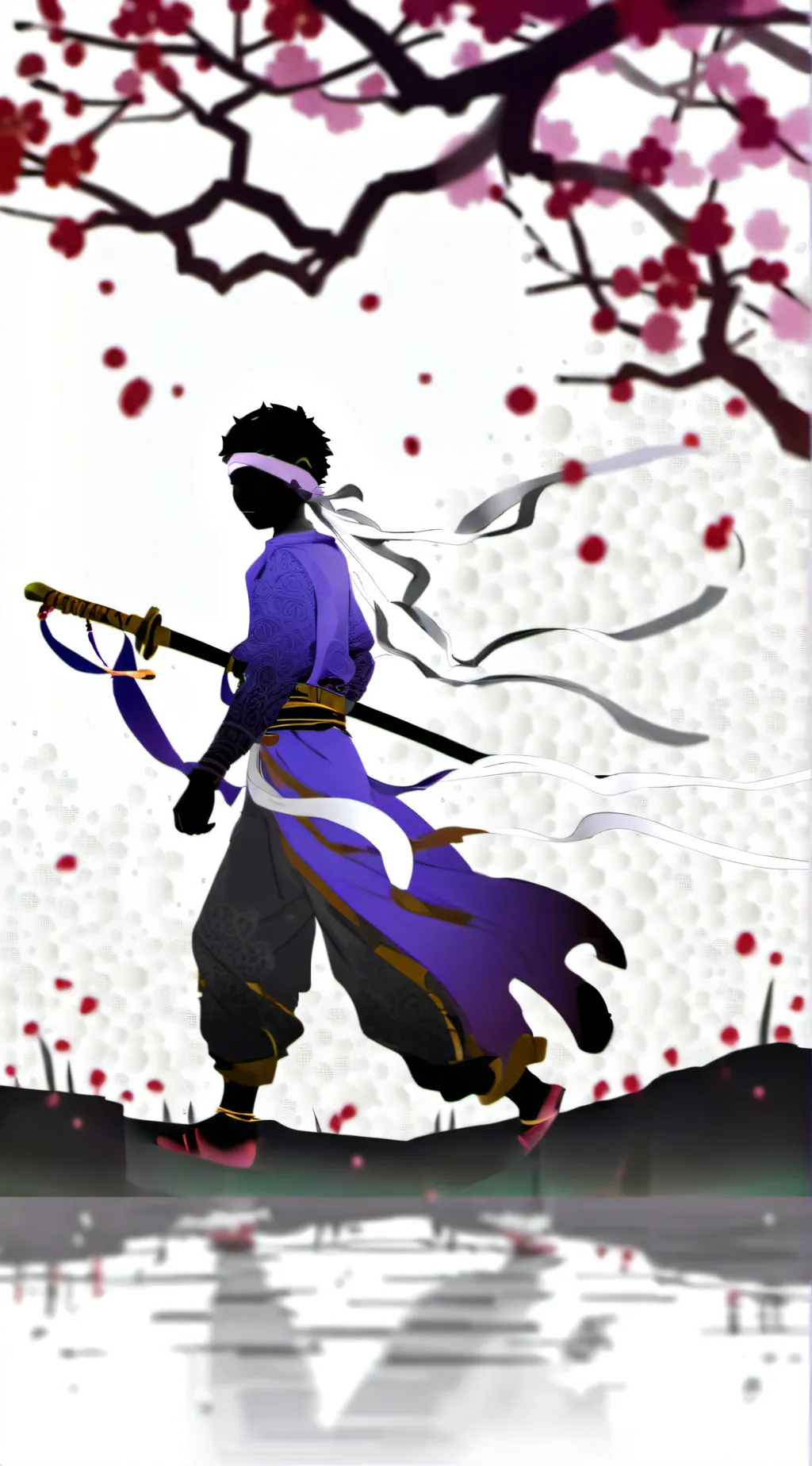 ai character: N x Uzi background