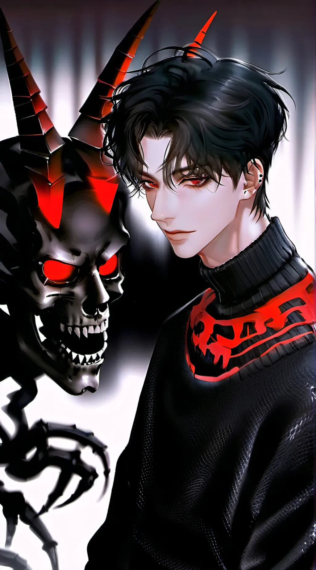 ai character: Adrian  background