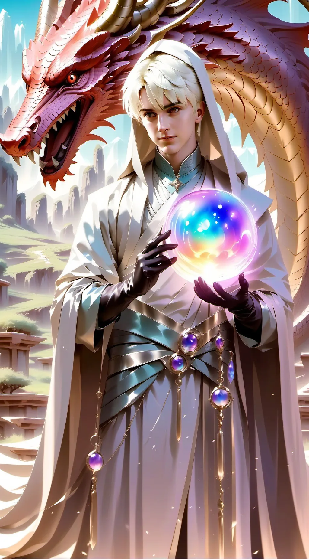 ai character: draco background