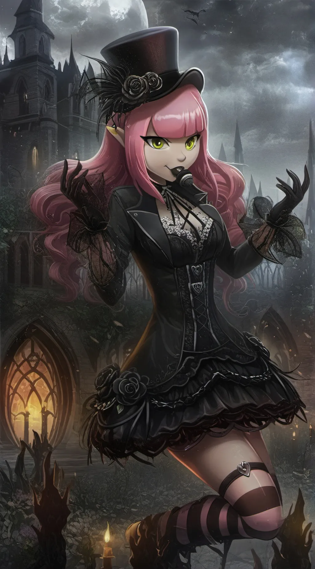 ai character: Melodie background