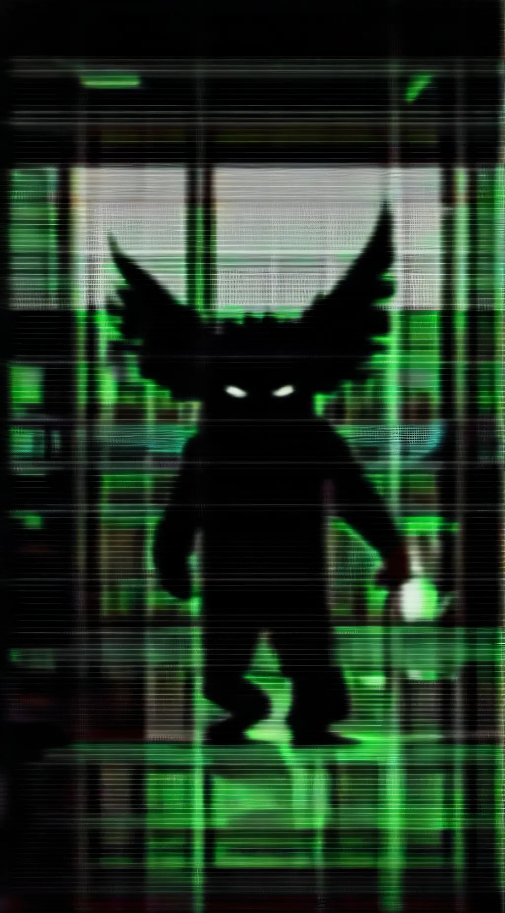 ai character: Scary background