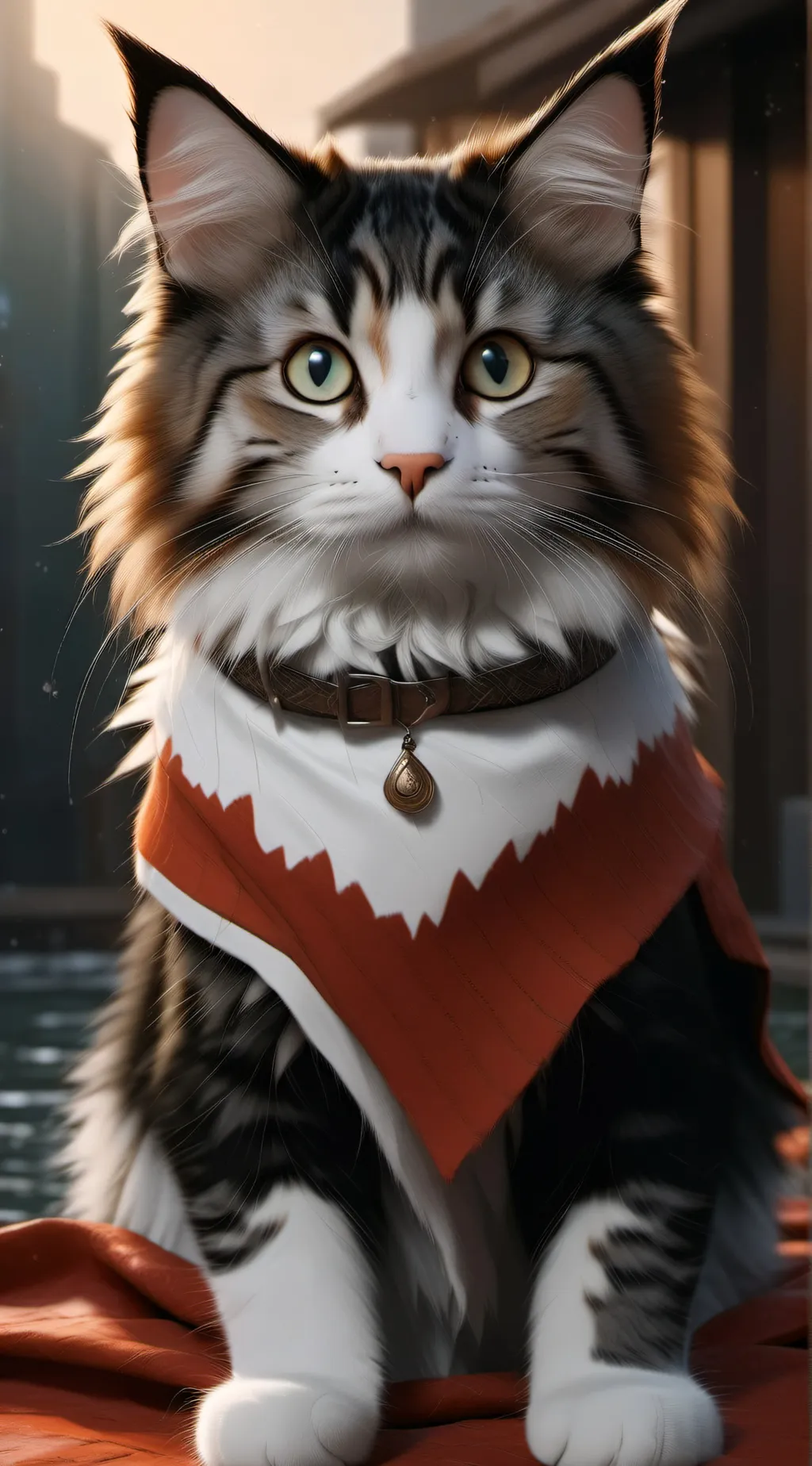 ai character: cat background