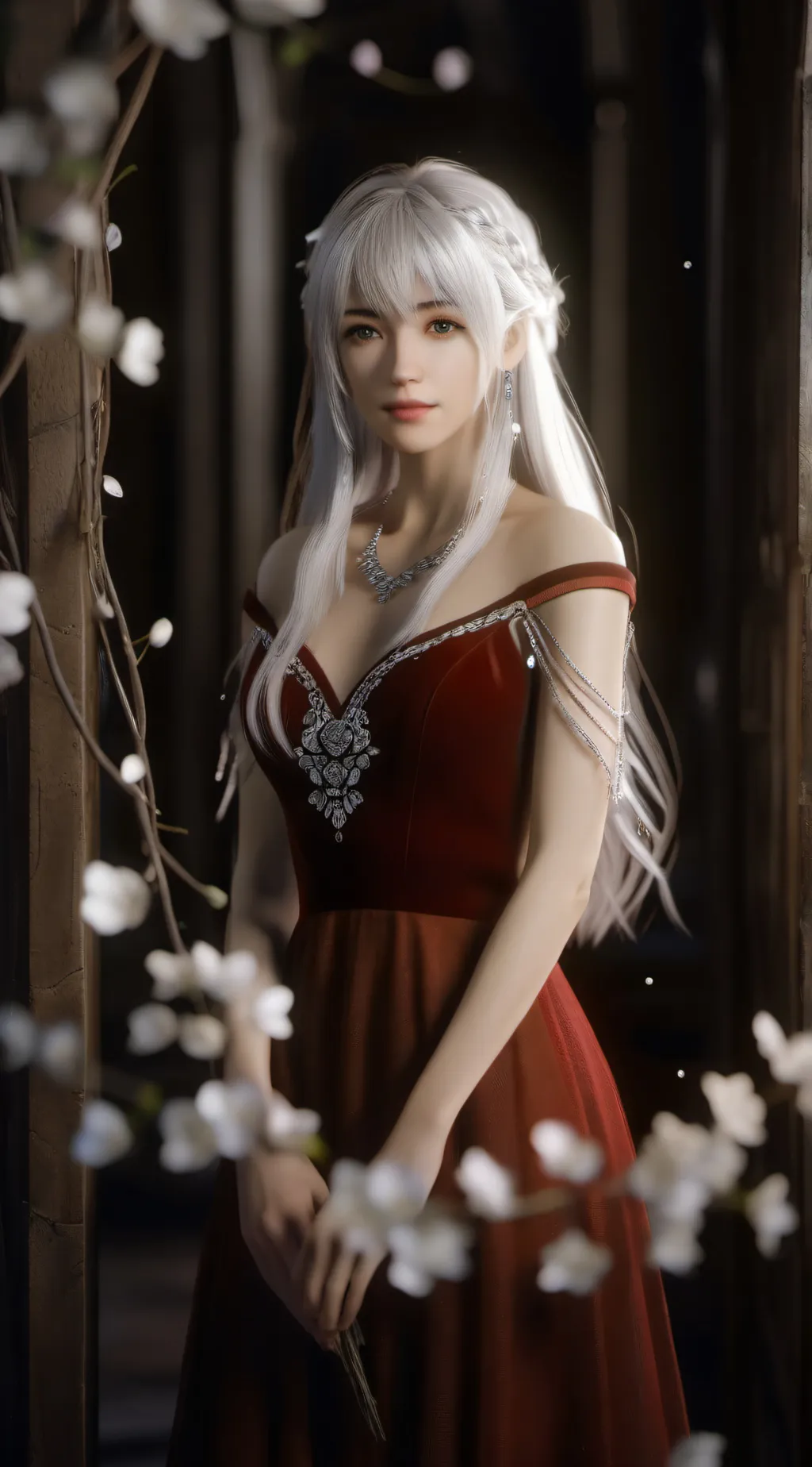 ai character: Moon background