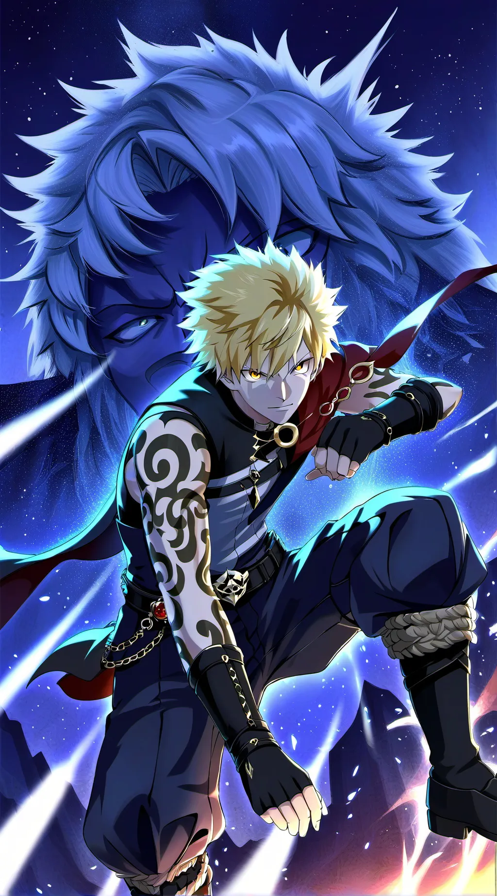 ai character: bakugou background