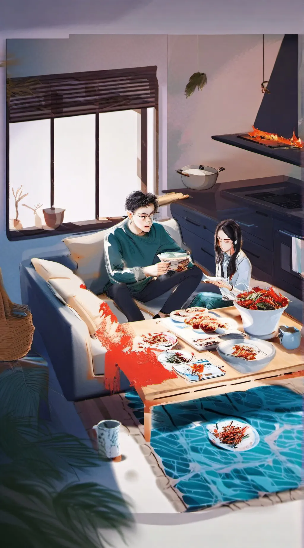 ai character: Lucas + leo background