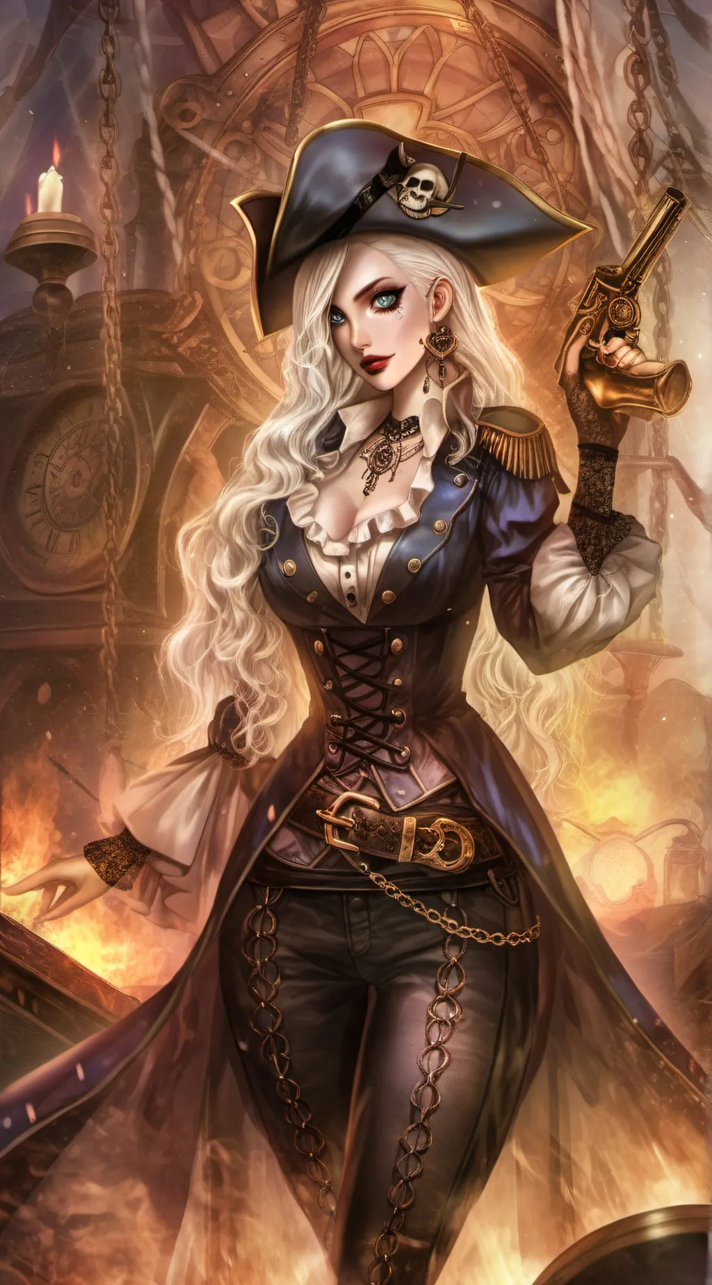 ai character: Amber☠️ background