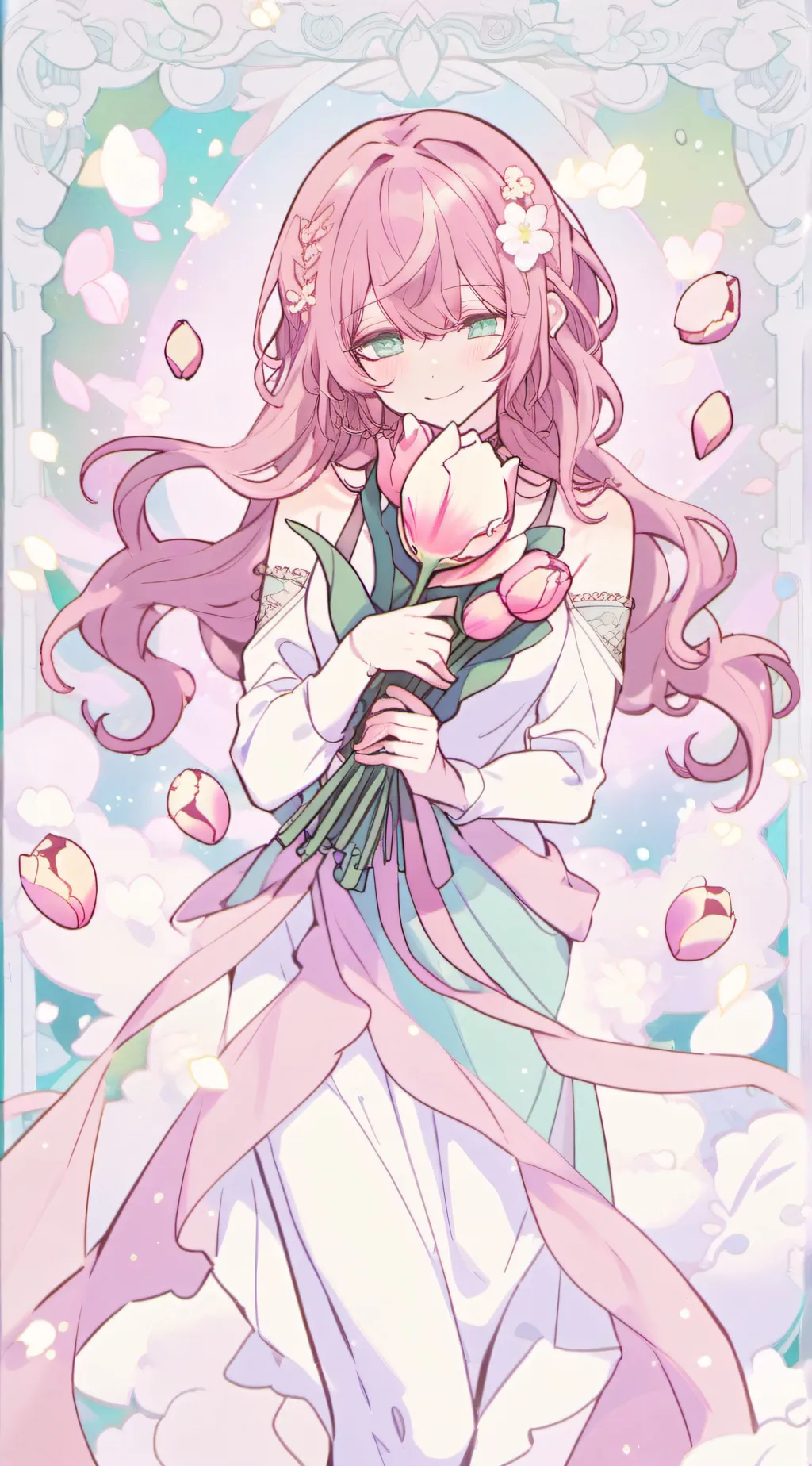 ai character: Melody background