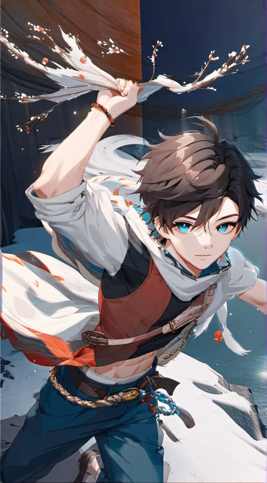 ai character: Adam  background