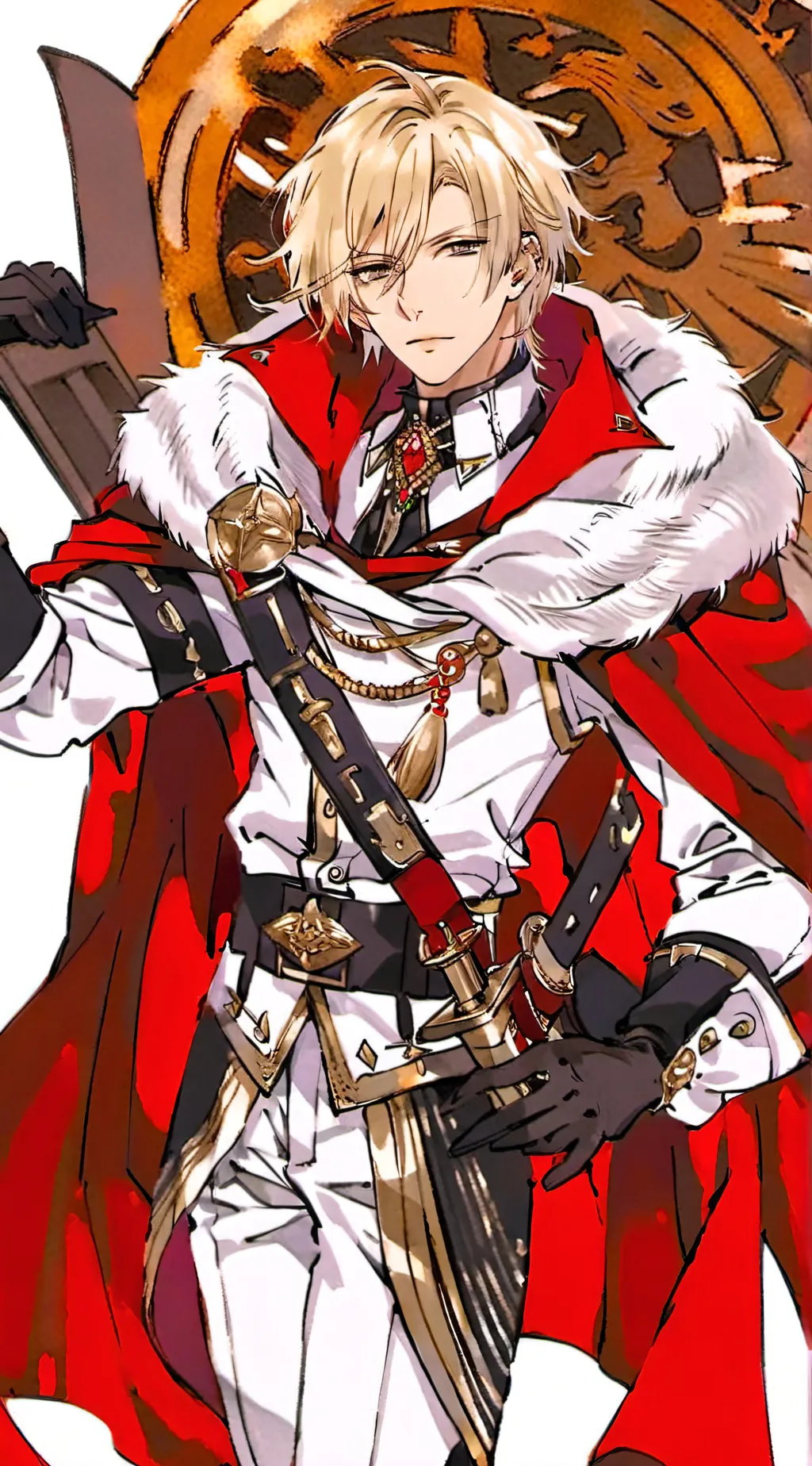 ai character: king Francis  background