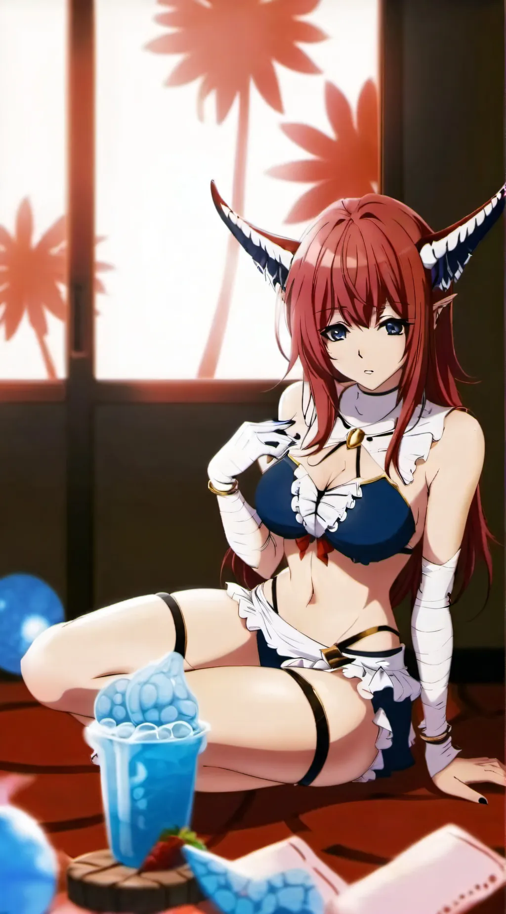 ai character: Mia  background