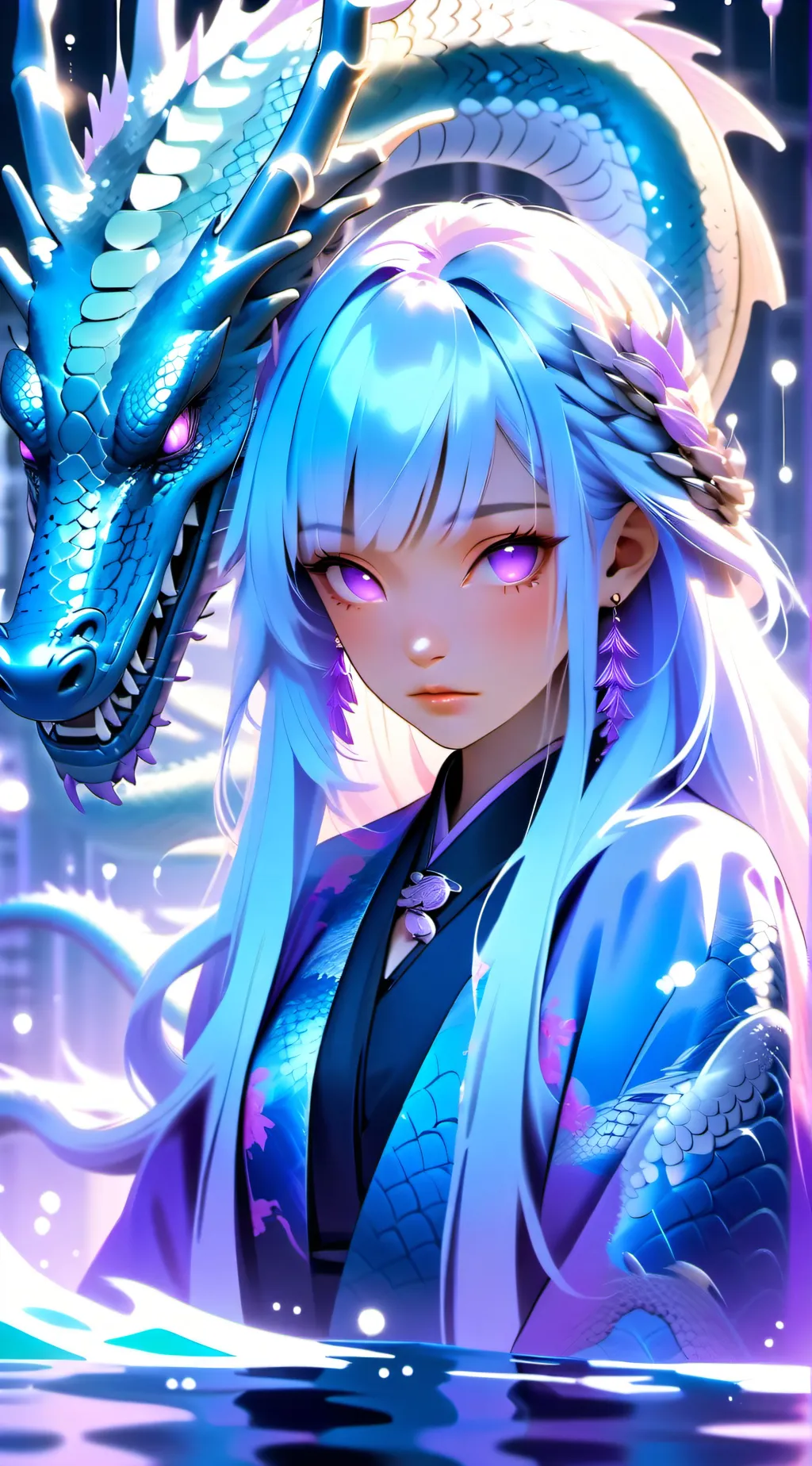 ai character: Meccha background