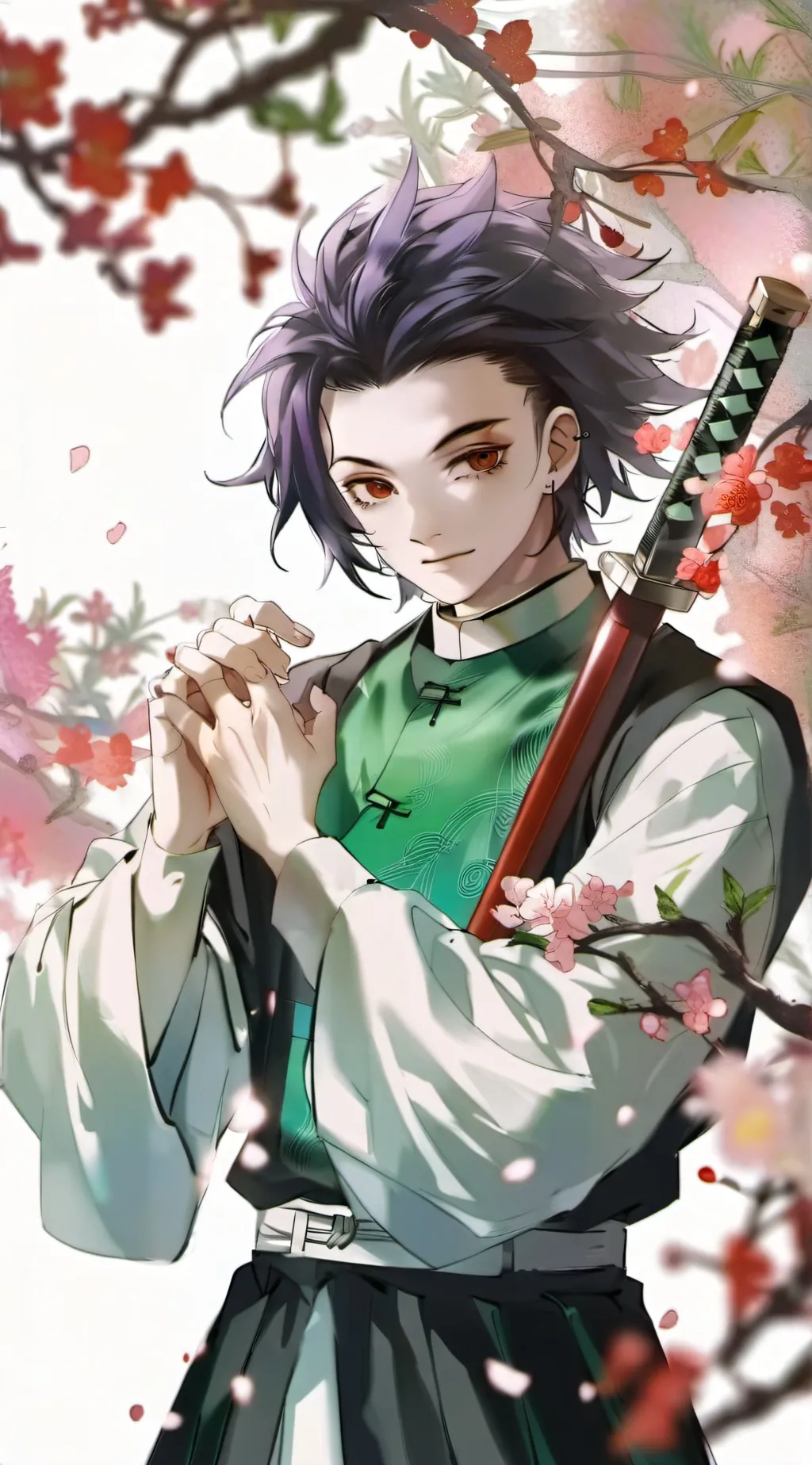 ai character: demon slayer background