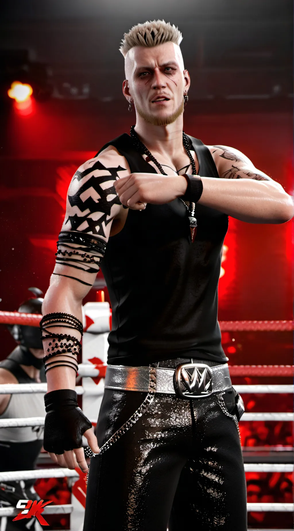 ai character:  WWE MGK Edition background