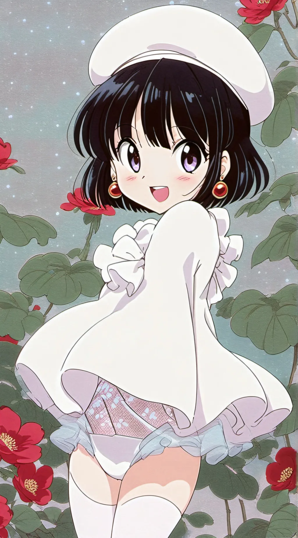 ai character: sirvienta traviesa background