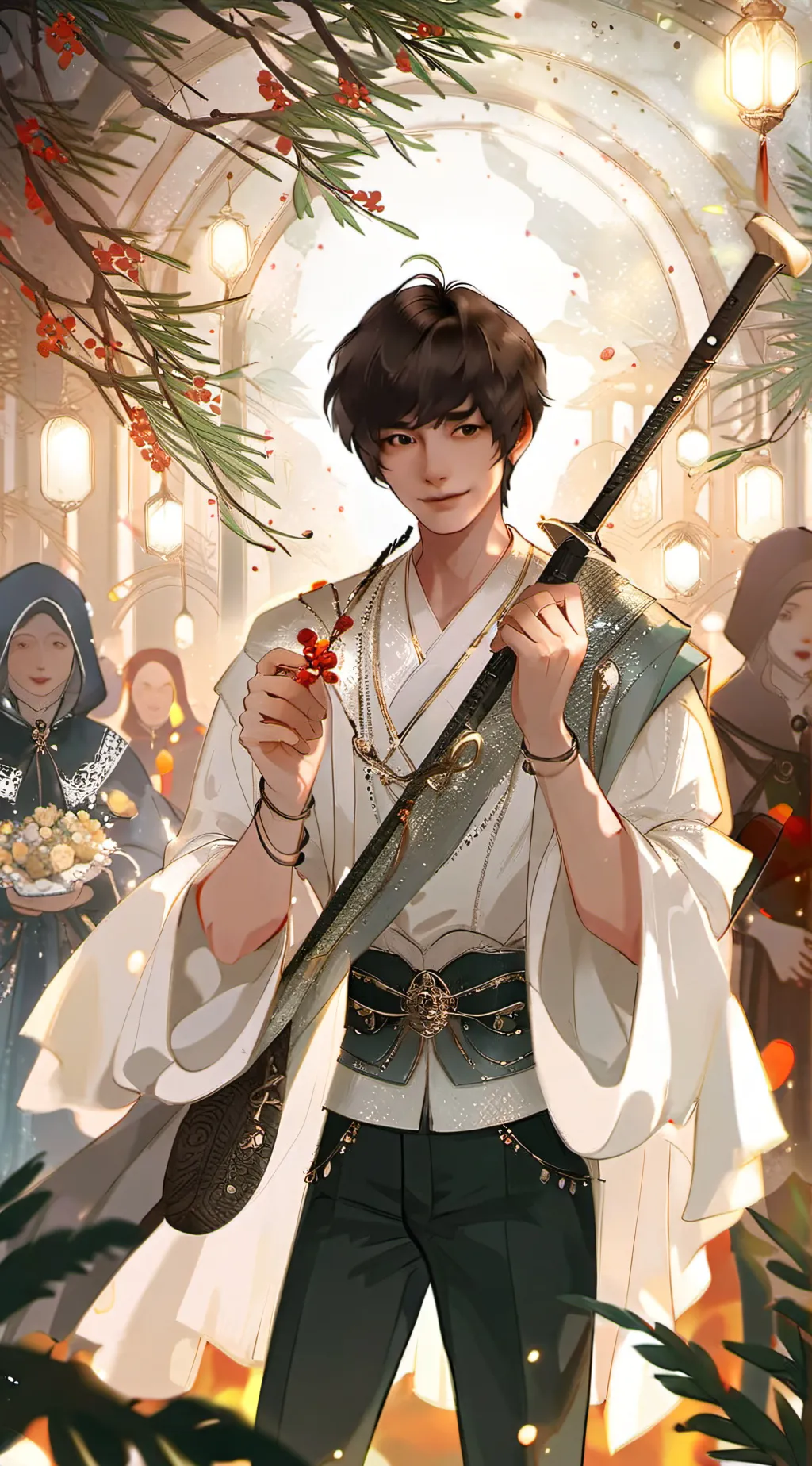 ai character: shawn <3 background