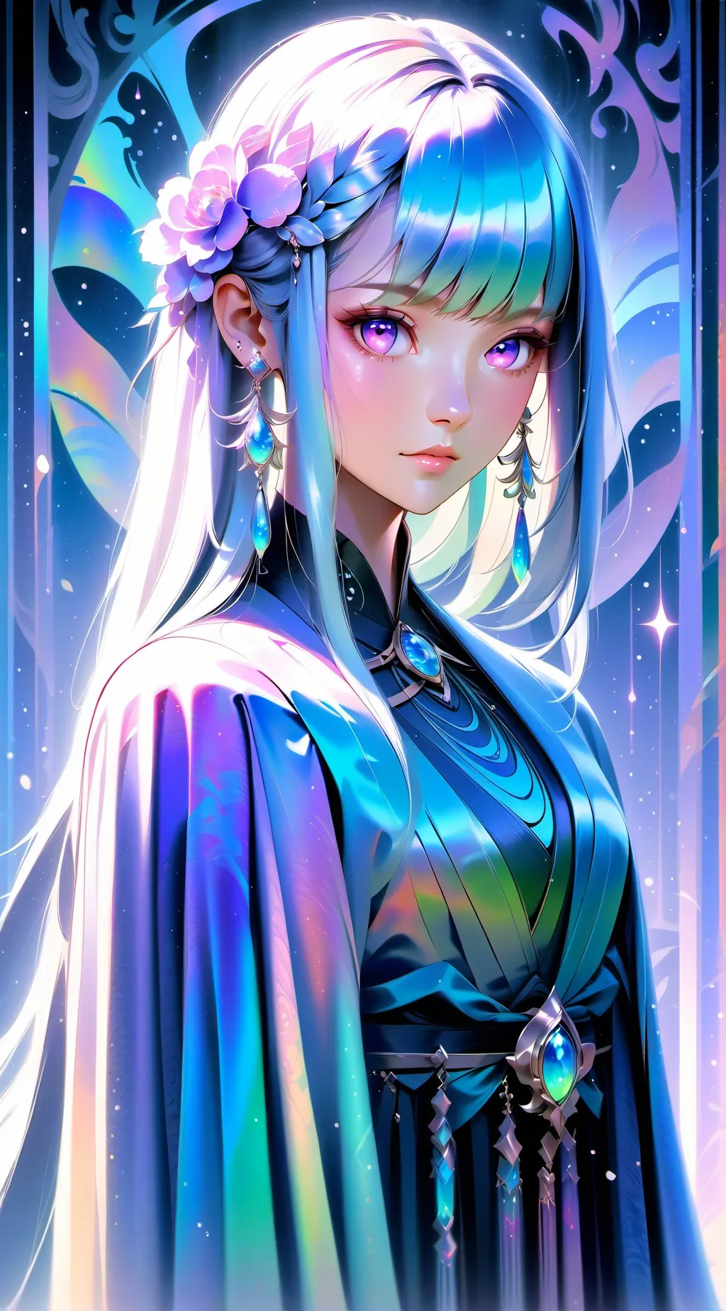 ai character: 🌟 star background