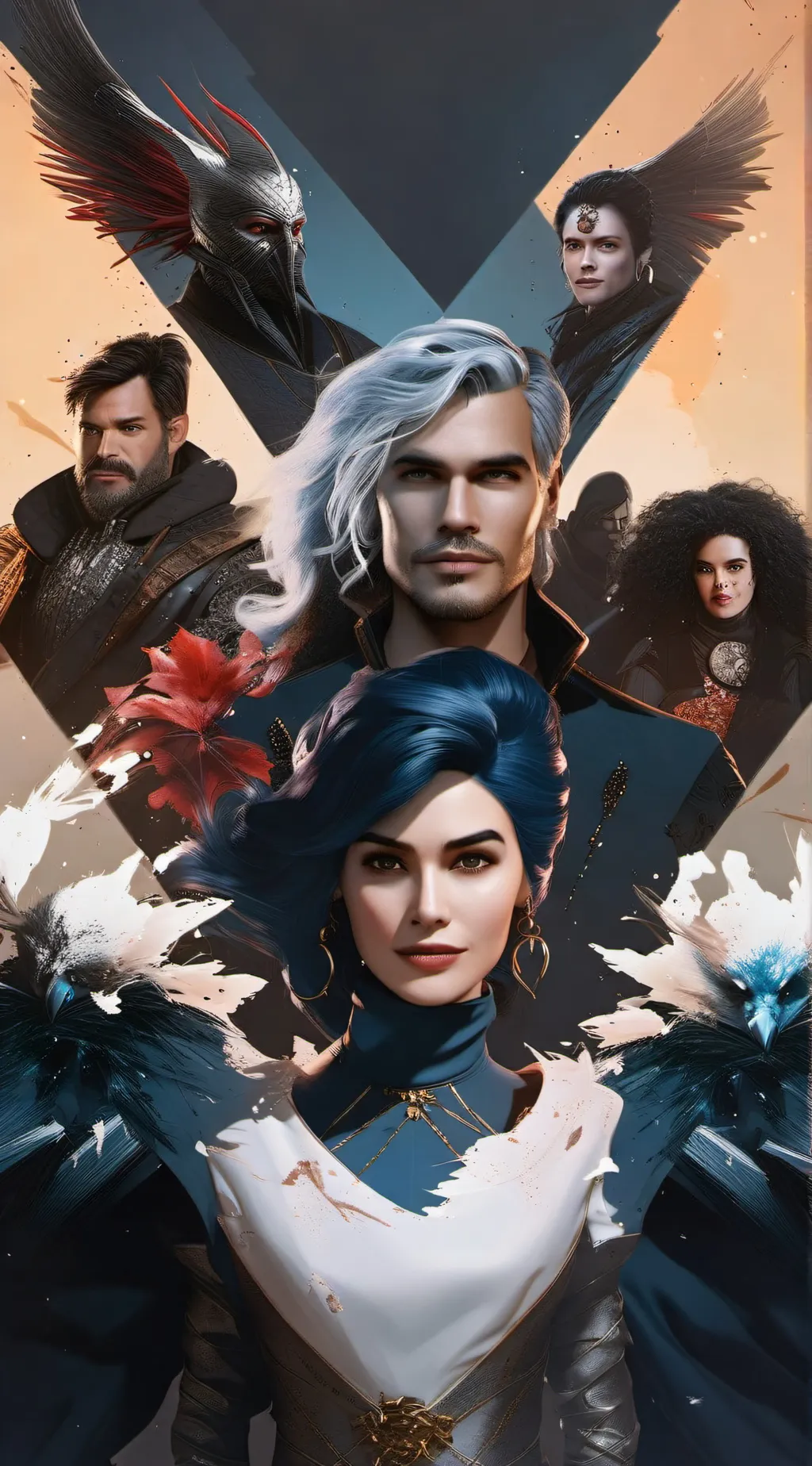 ai character: Descendants  background
