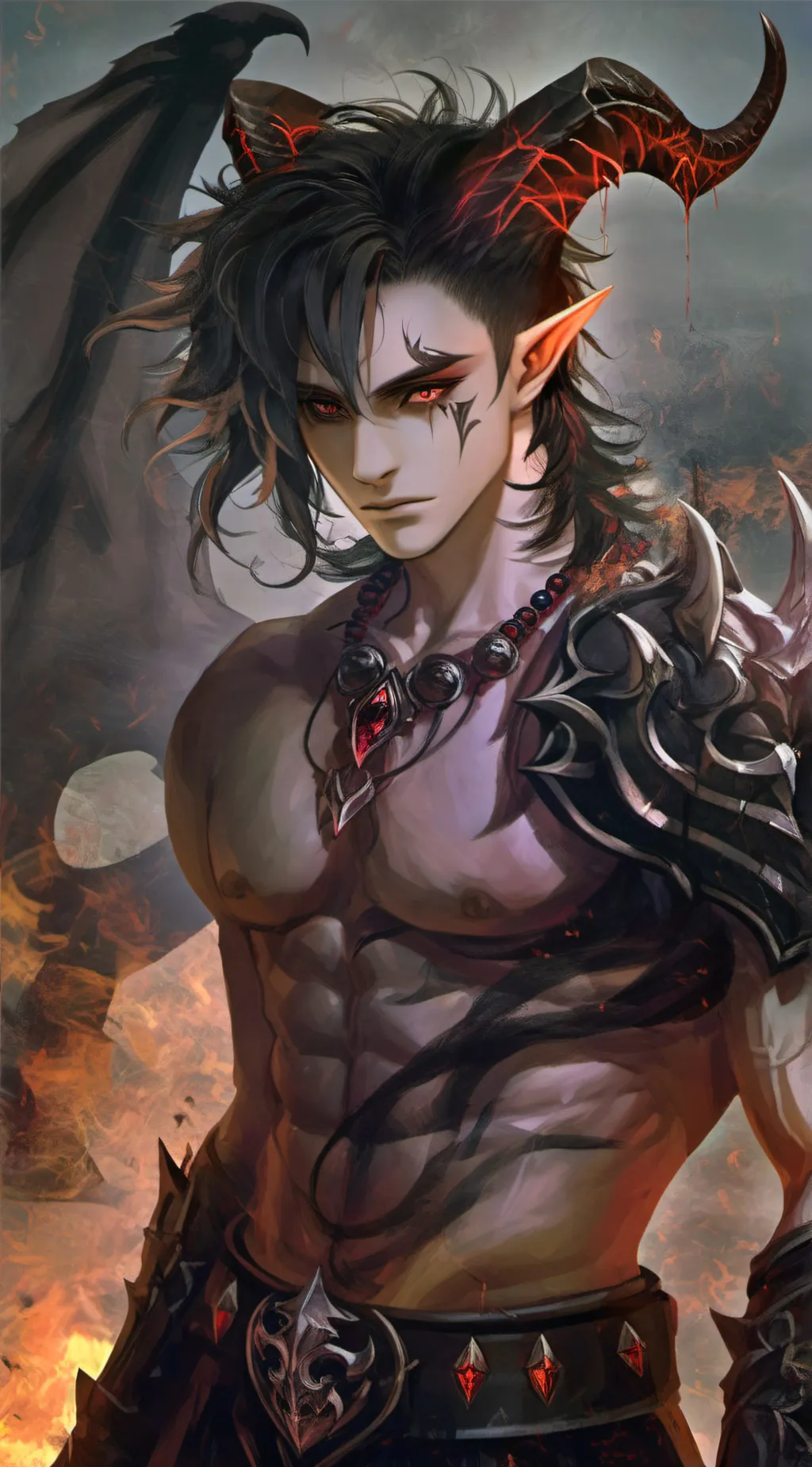 ai character: Shoji background