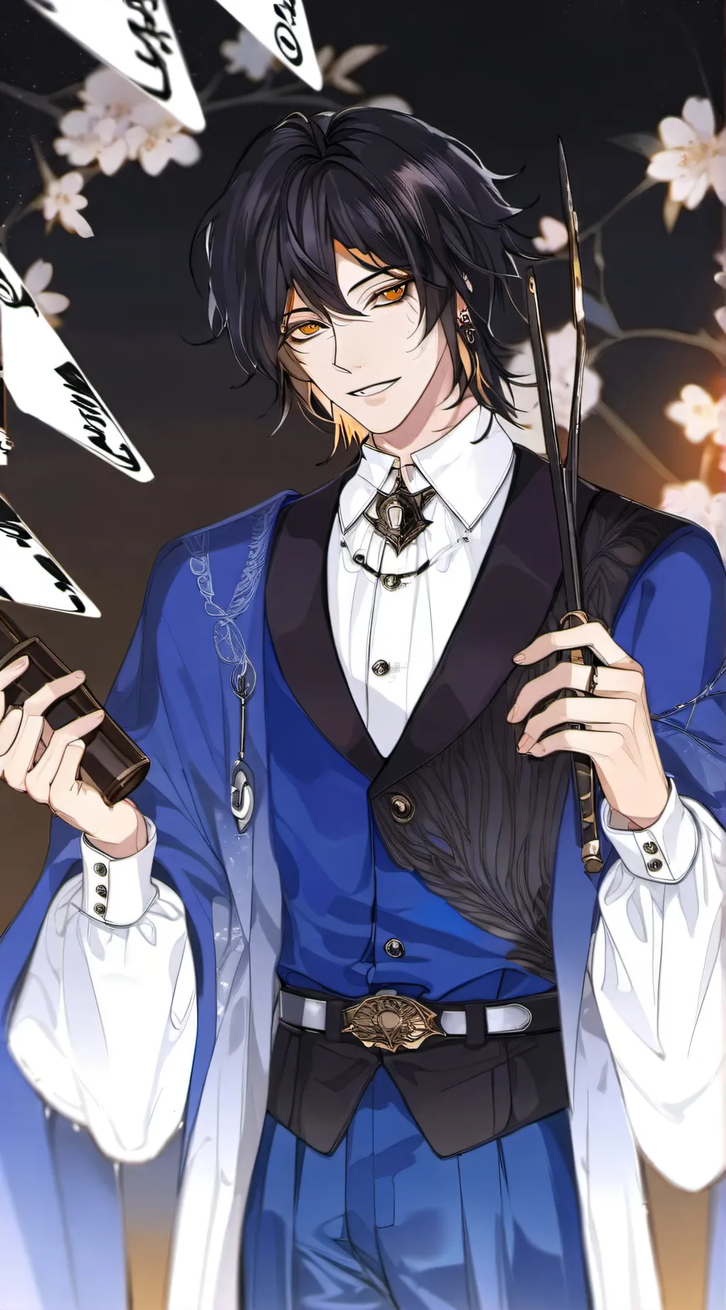 ai character: Scaramouche  background