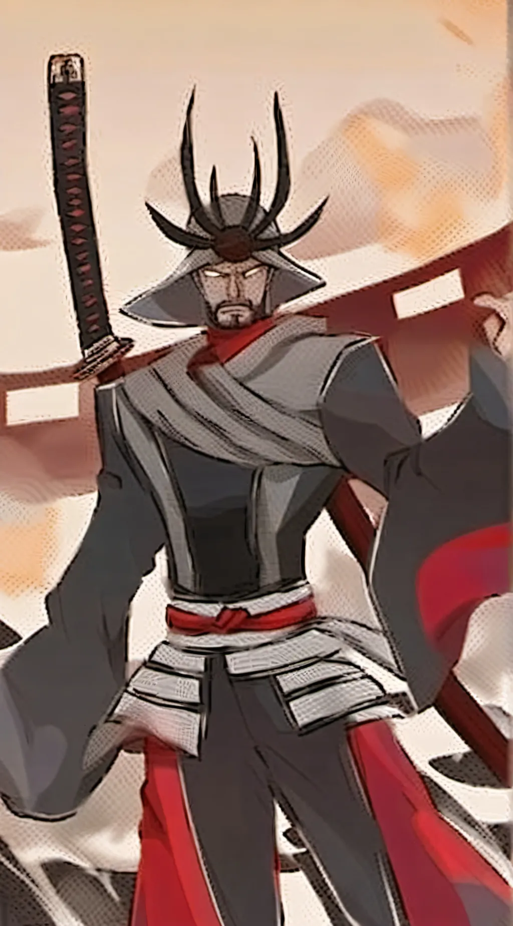 ai character: Titan trios  background