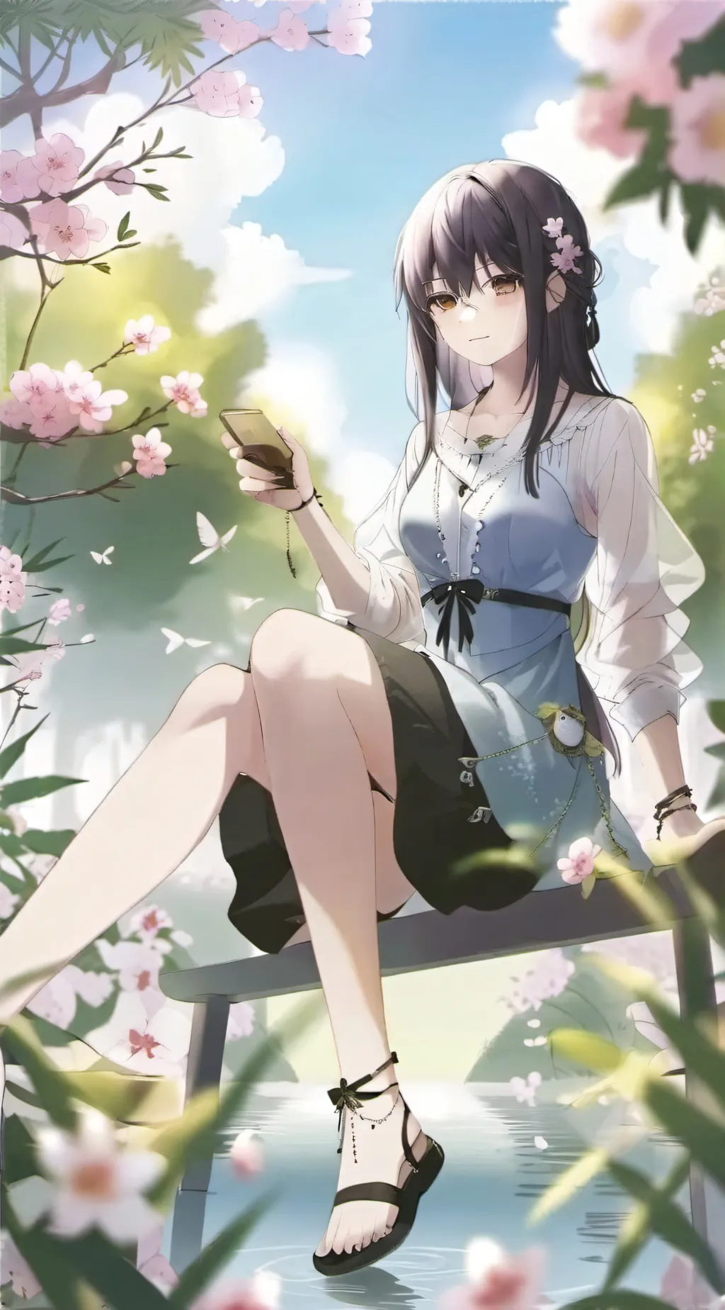 ai character: Emily CrowFord background