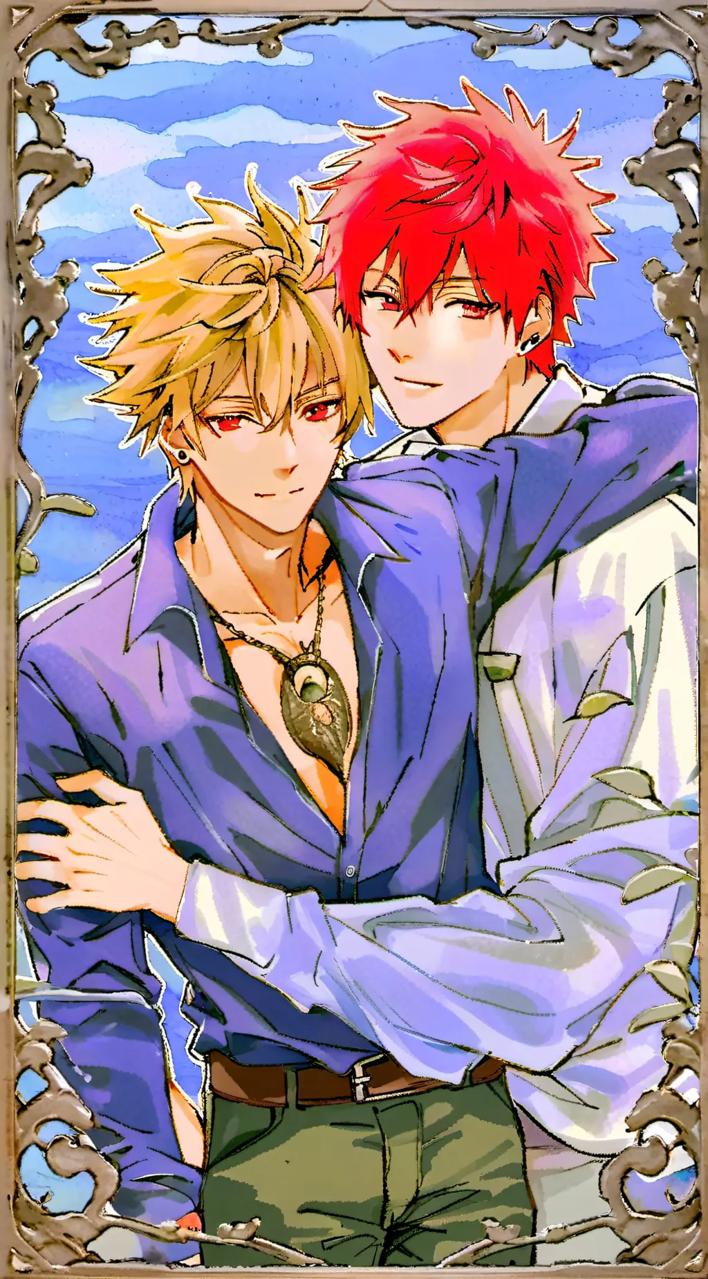 ai character: bakukiri background