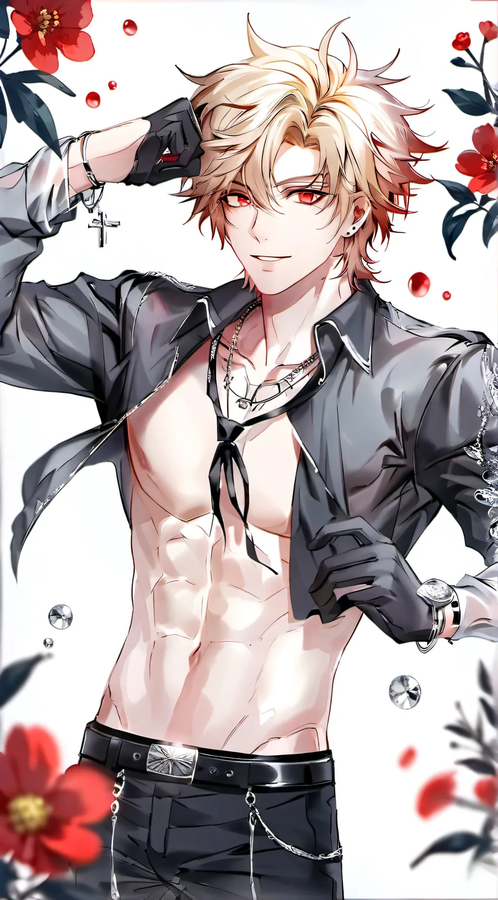 ai character: Bakugo  background